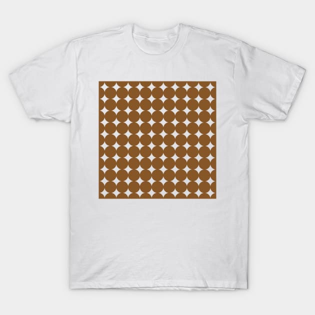 Retro Circles and Diamonds T-Shirt by Makanahele